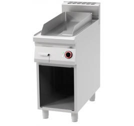 1 zónás RedFox álló elektromos rostlap sima, krómozott sütőfelülettel, semleges tárolóval